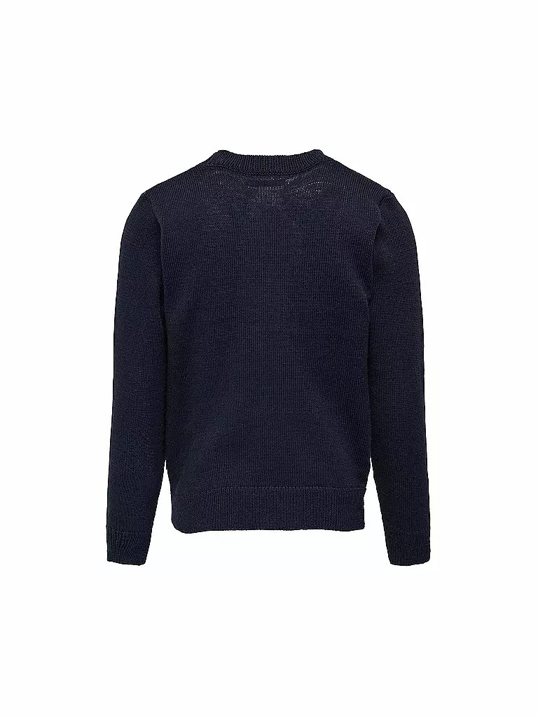 ONLY | Mädchen Pullover KOGXMAS DACHING | dunkelblau