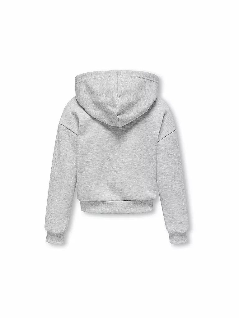 ONLY | Mädchen Sweatjacke KOGFAVE | hellgrau