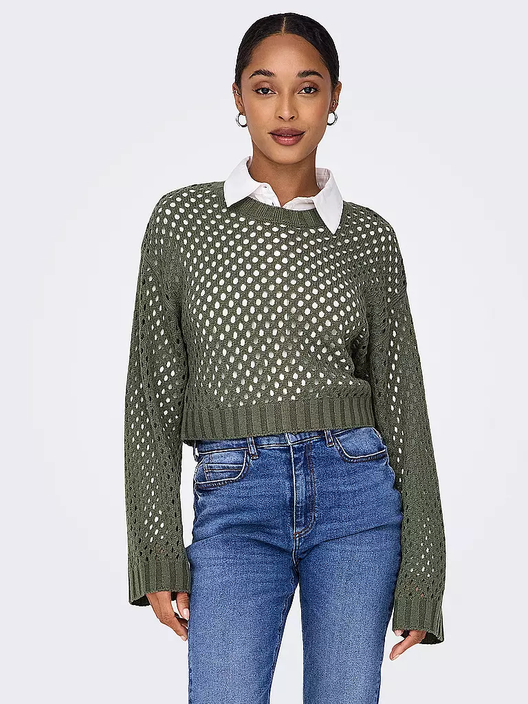 ONLY | Pullover Cropped Fit ONLSMILLA | olive