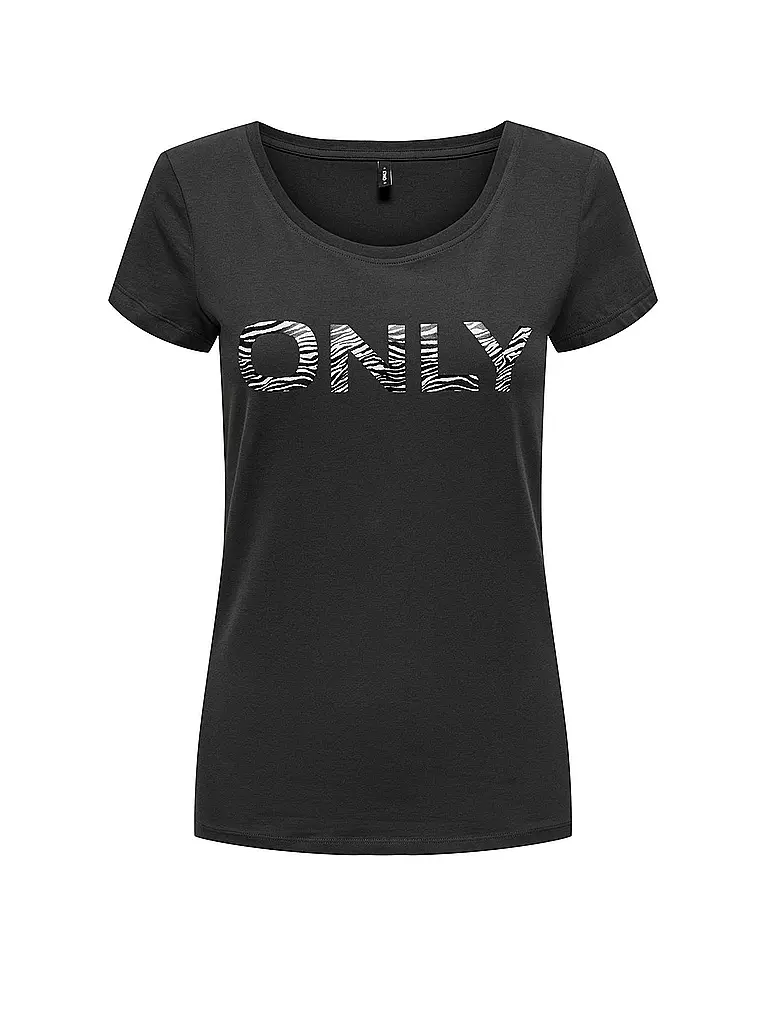 ONLY | T-Shirt ONLHELLA LIFE  | grau