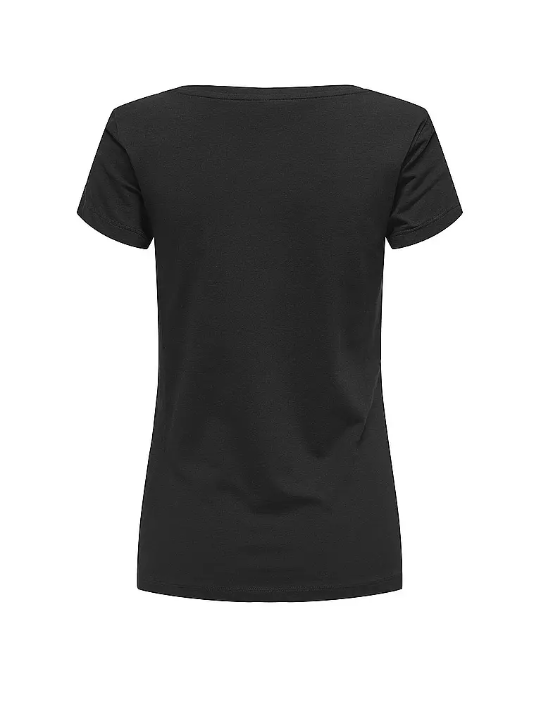 ONLY | T-Shirt ONLHELLA LIFE  | schwarz