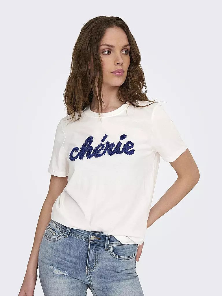 ONLY | T-Shirt ONLLUCIA | creme