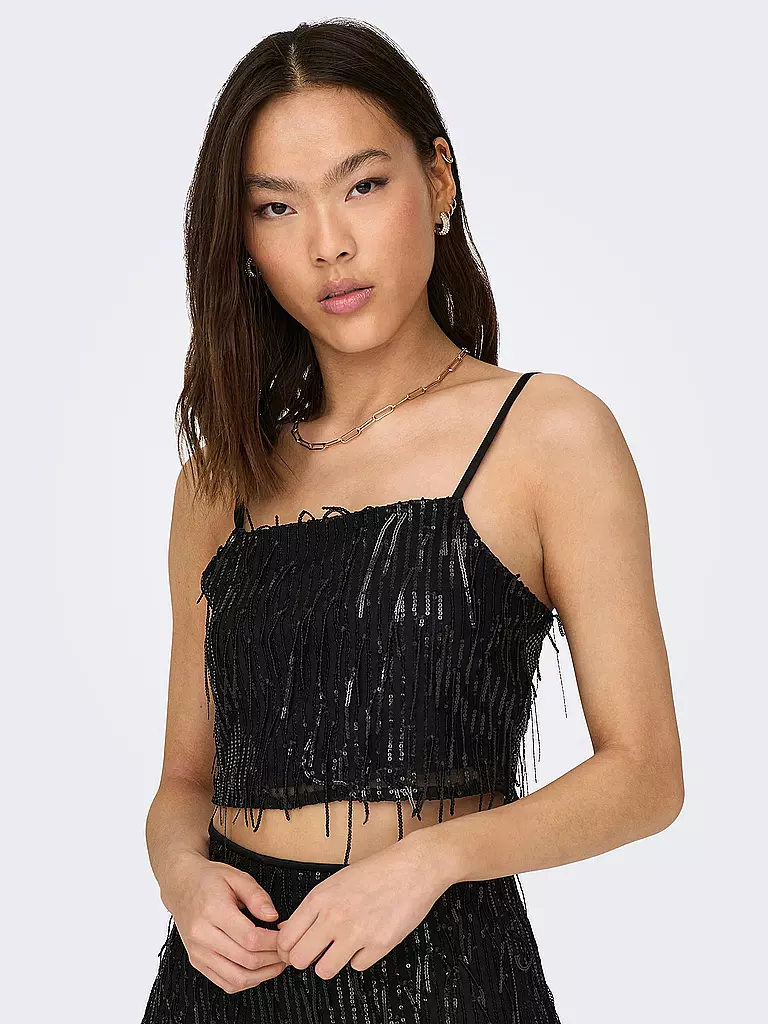 ONLY | Top Cropped Fit ONLSPACY | schwarz