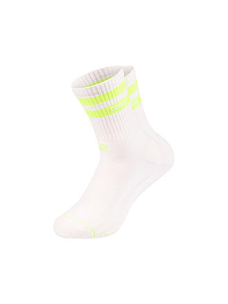 OOLEY | Socken STREETMOOD weiss / lemon