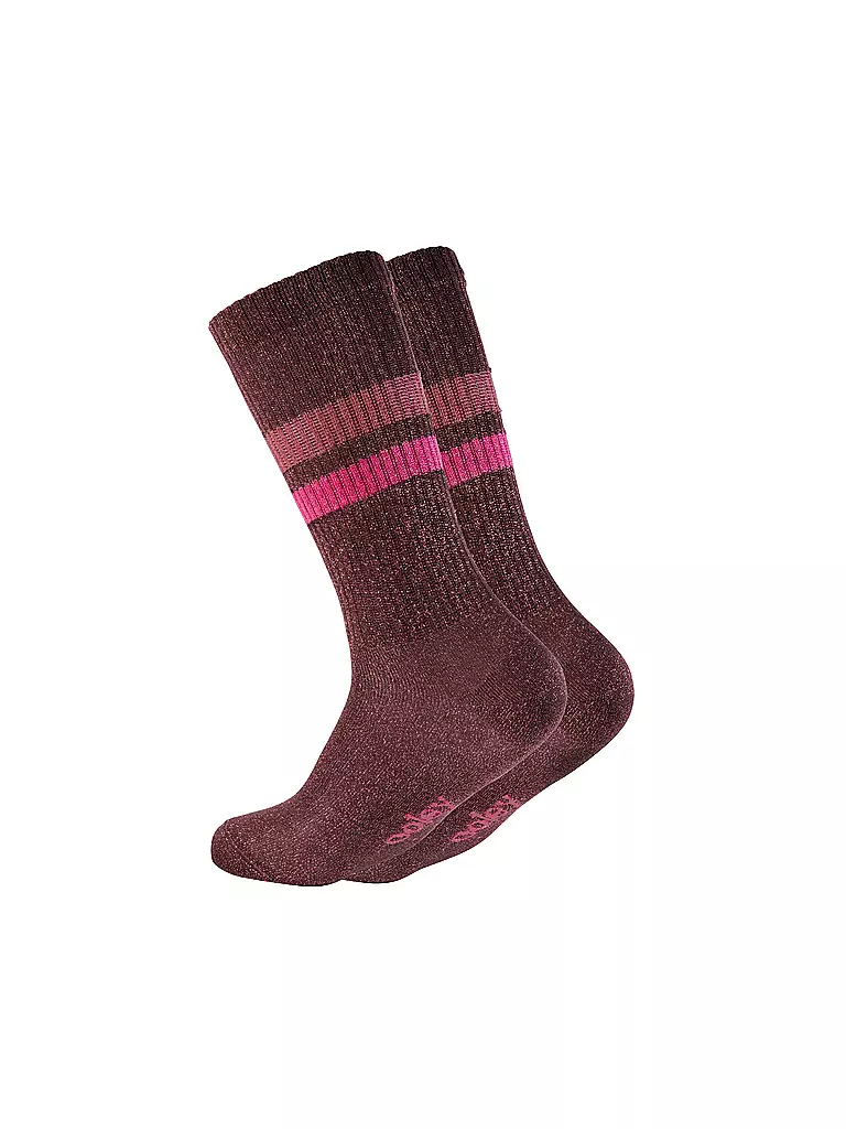 OOLEY | Socken ELECTRA LUNGO sunset | dunkelrot