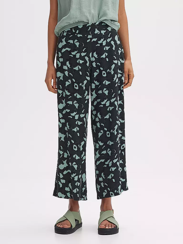 OPUS | Culotte MISHA FLORAL | petrol