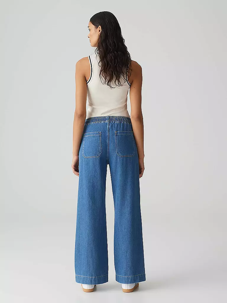 OPUS | Jeans Wide Fit MIVA PALAZZO FRENCH | blau