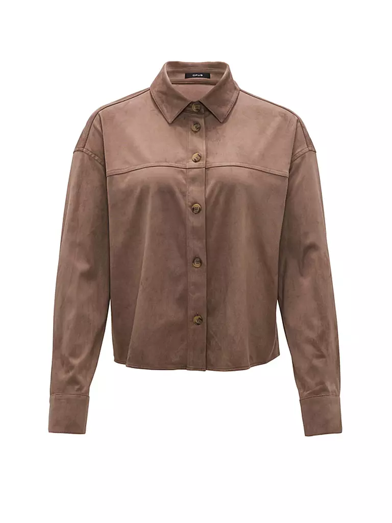 OPUS | Overshirt FONTEGA | braun