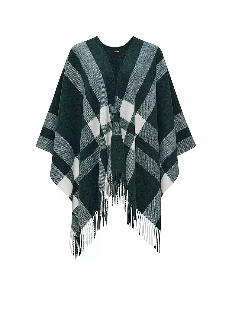 OPUS | Poncho - Cape ATANO CAPE | dunkelgrün