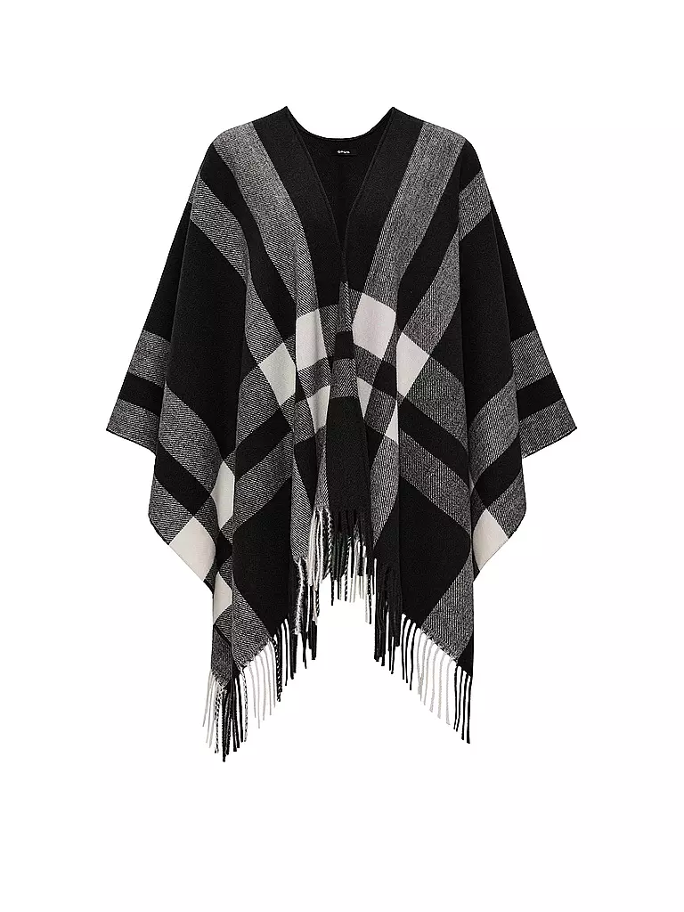 OPUS | Poncho - Cape ATANO CAPE | schwarz