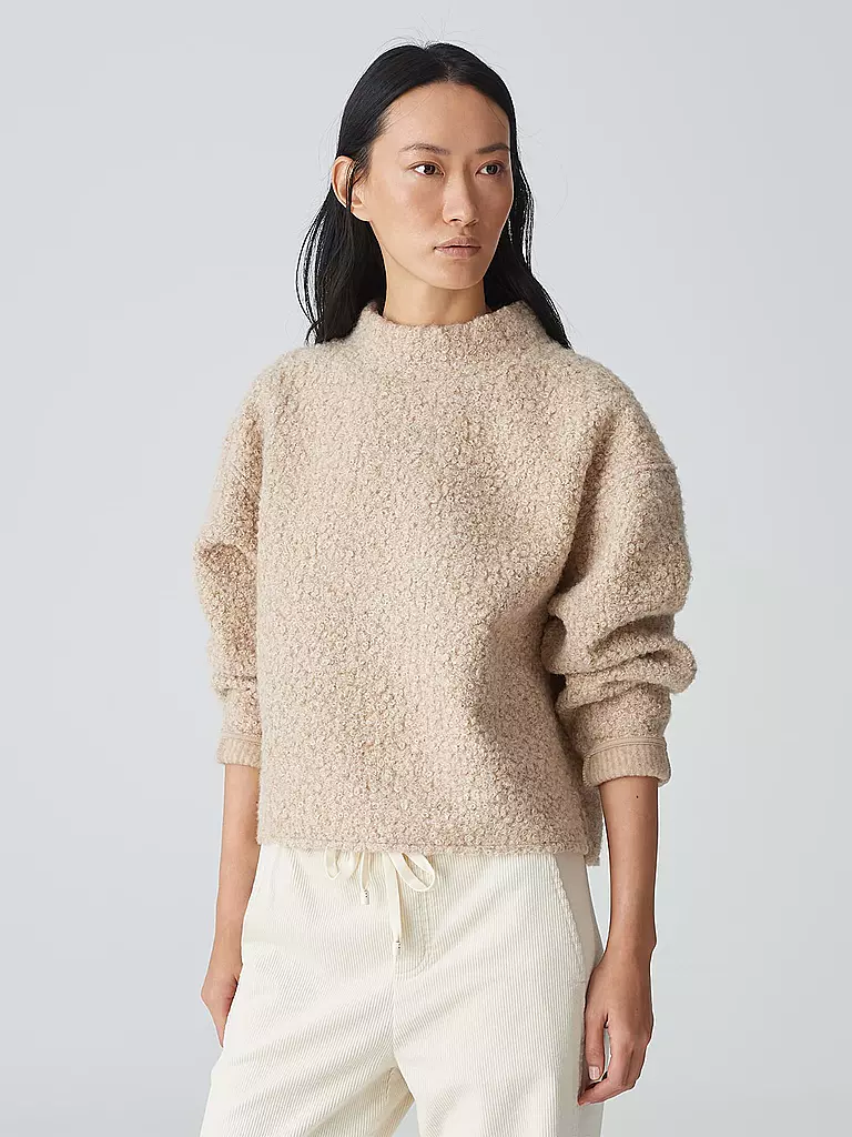 OPUS | Pullover Boxy Fit GOJAM | beige