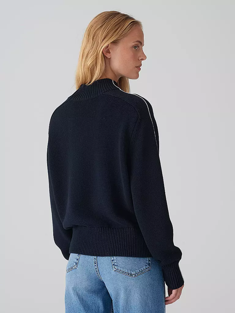 OPUS | Rollkragenpullover PIPINGA | dunkelblau