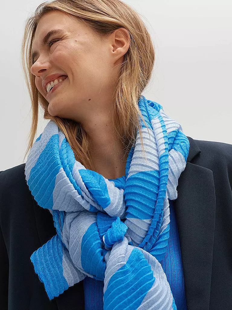 OPUS | Schal AMARNIE SCARF | blau