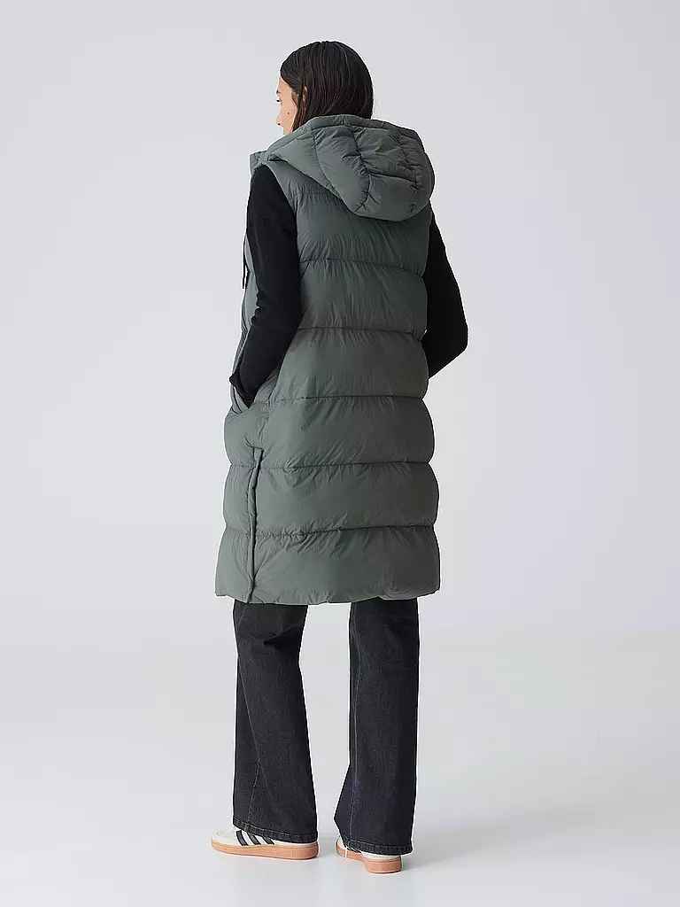 OPUS | Steppgilet WIGILO | dunkelgrün