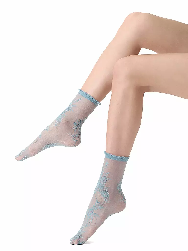 OROBLU | Feinstrumpfsocken 30 DEN ocean 13 | hellblau