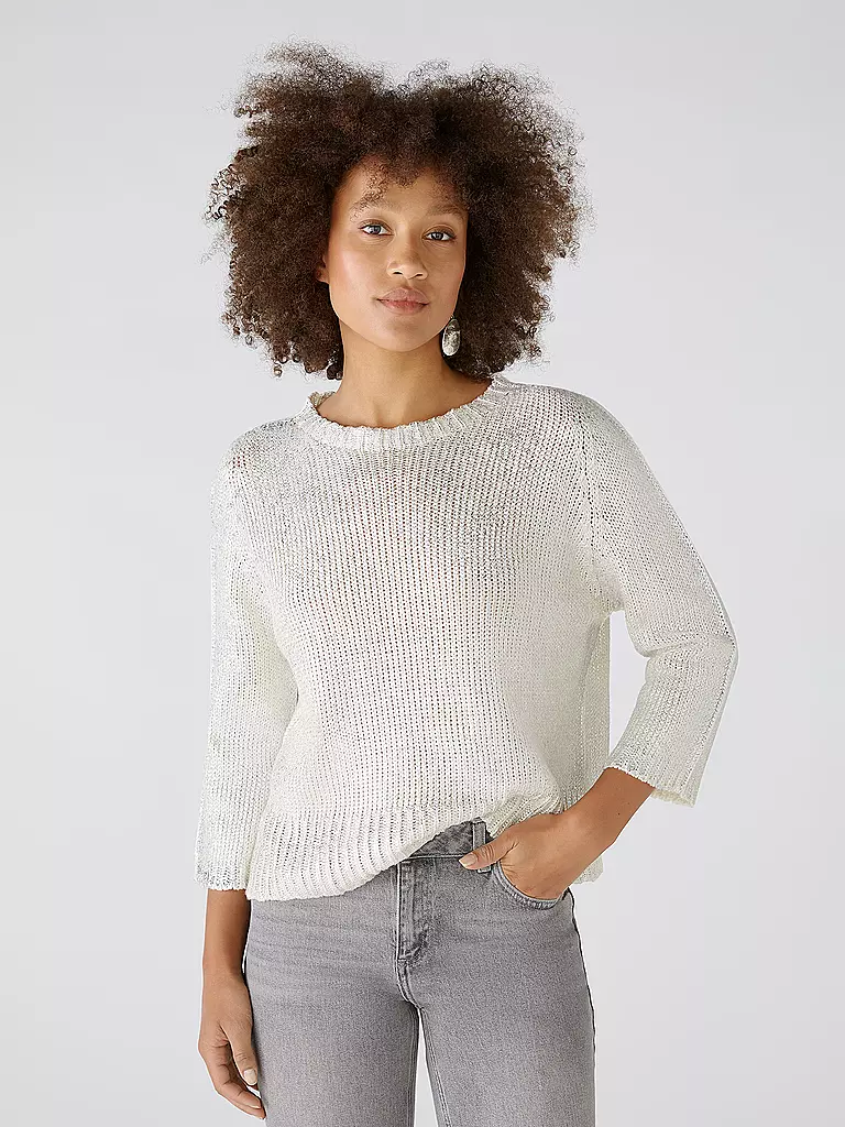 OUÍ | Pullover | silber