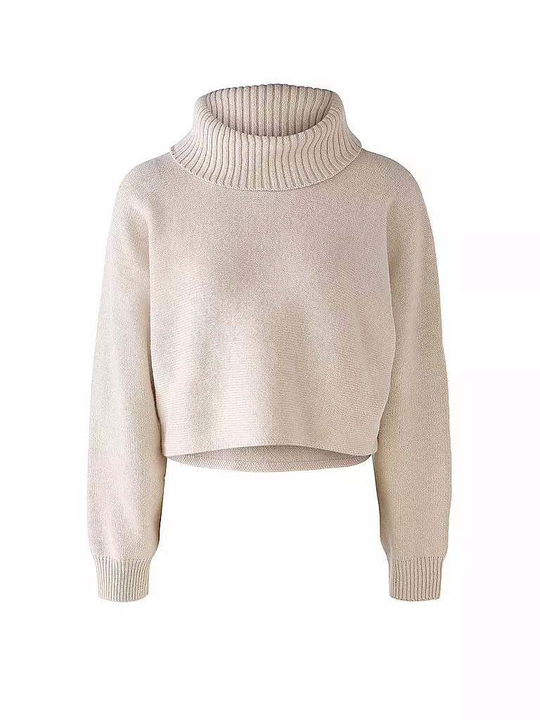 OUÍ | Rollkragenpullover | beige