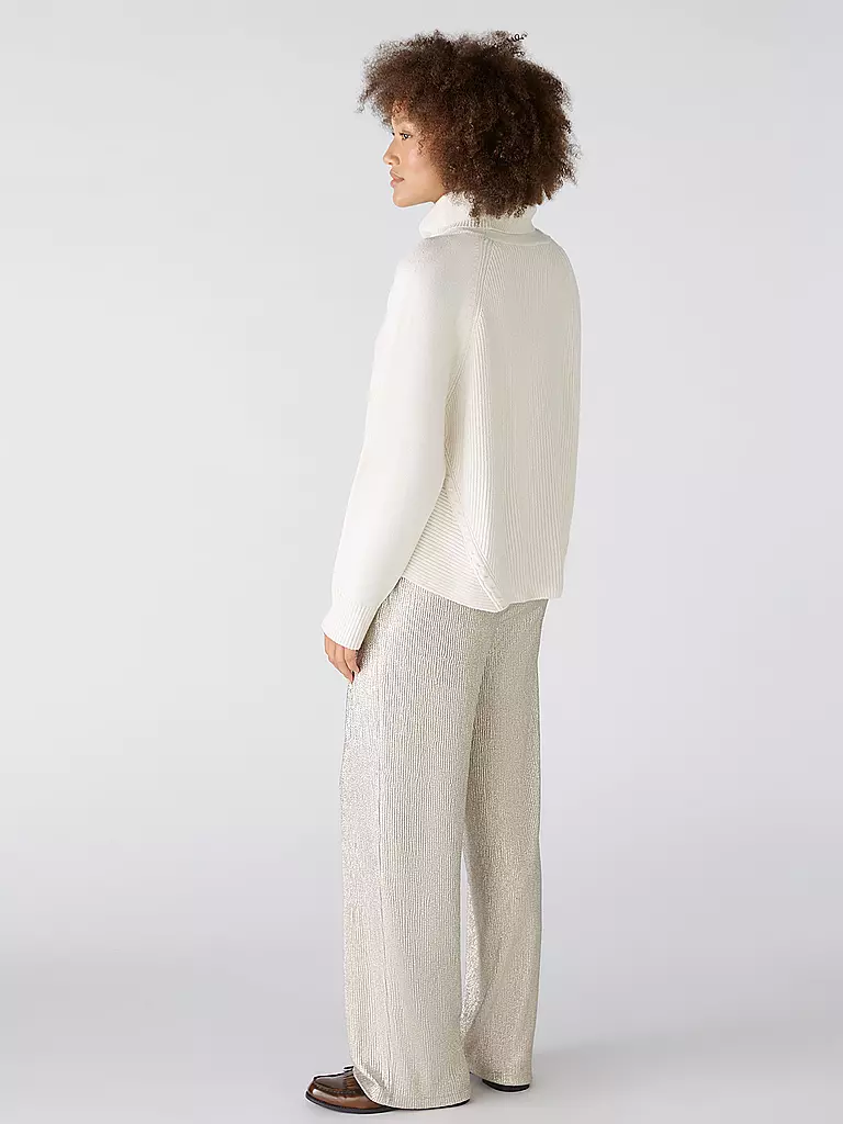 OUÍ | Rollkragenpullover | creme