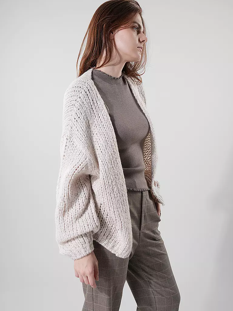 OUÍ | Strickjacke | beige