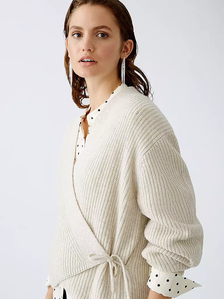 OUÍ | Strickjacke | creme