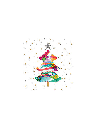 PAPER-PRODUCTS | Weihnachts Lunch-Servietten 33x33cm GLITTER TREE