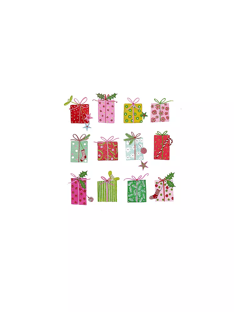 PAPER-PRODUCTS | Weihnachts Lunch-Servietten 33x33cm  GIFTS FOR YOU | bunt