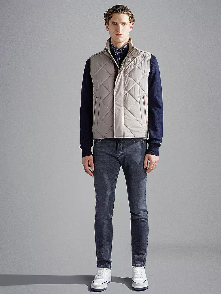 PAUL & SHARK | Steppgilet  | beige