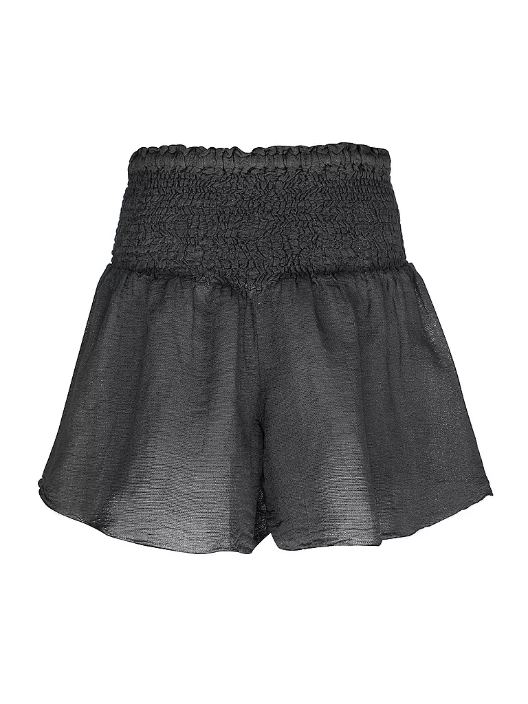 PEARL & CAVIAR | Leinenshorts | grau