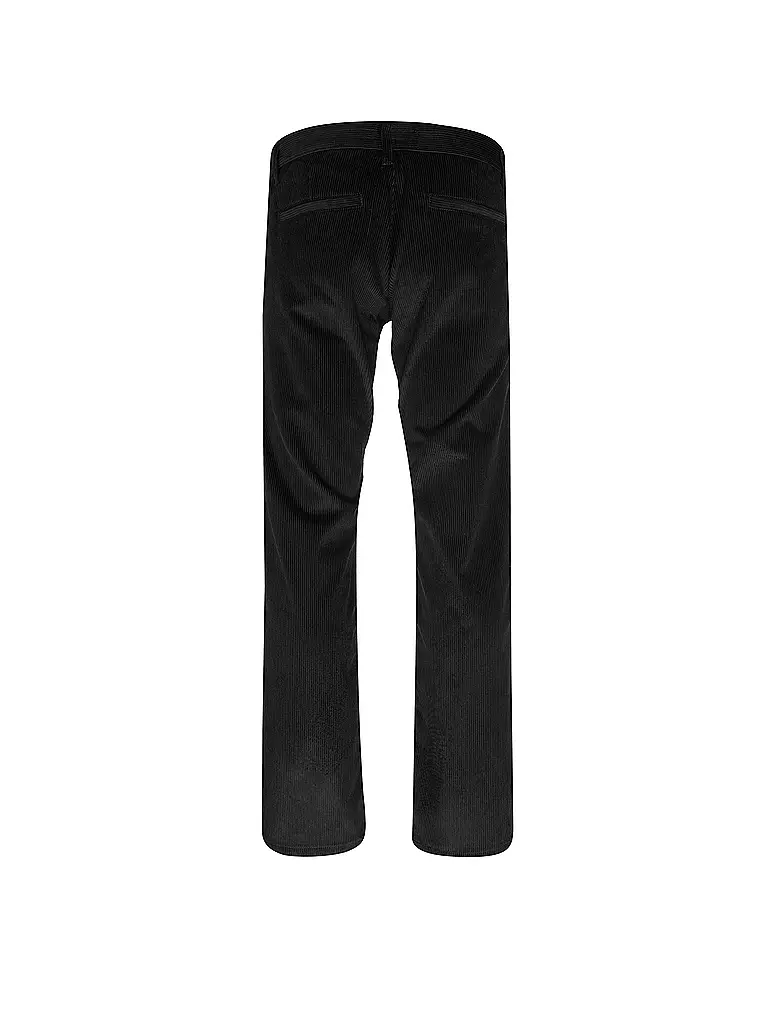 PEGADOR | Cordhose  Straight Fit  | schwarz