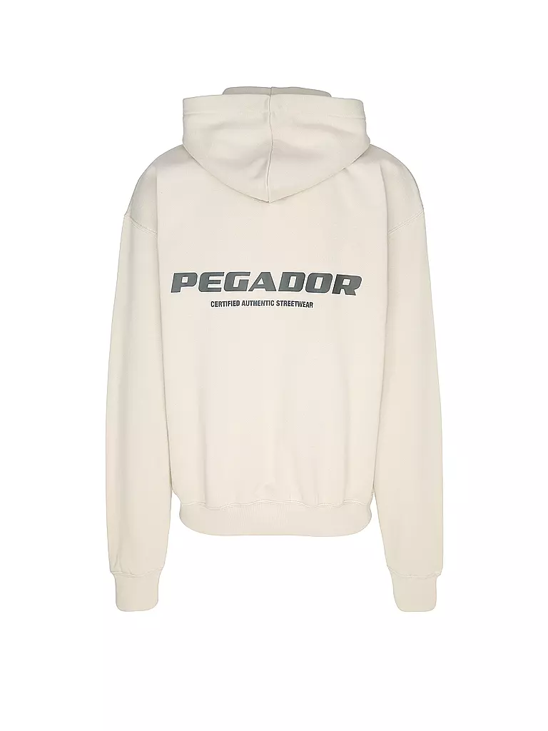 PEGADOR | Sweatjacke COLNE LOGO | beige