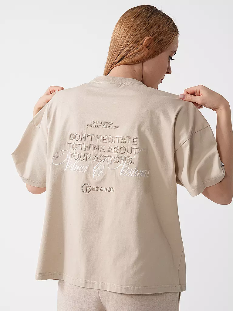 PEGADOR | T-Shirt LINA | beige