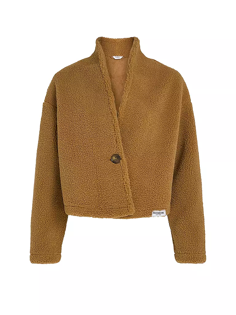 PENN&INK | Jacke iin Felloptik | camel