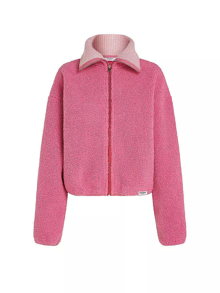 PENN&INK | Jacke in Teddyfell | pink