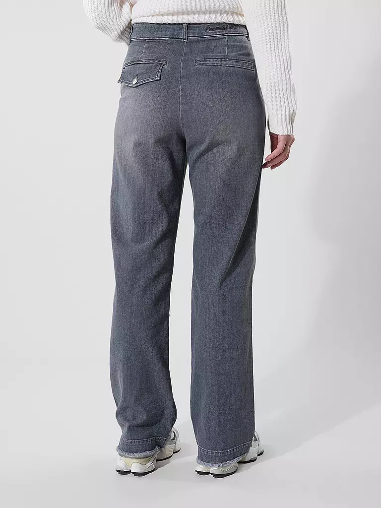 PENN&INK | Jeans Wide Leg | grau