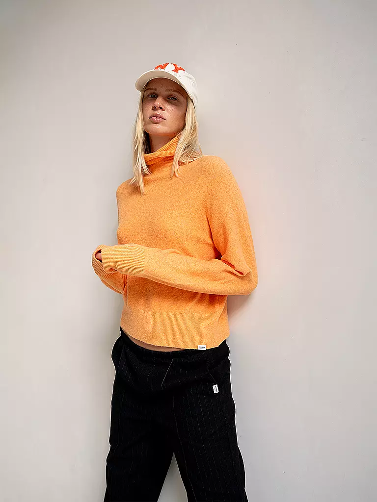 PENN&INK | Rollkragenpullover | orange