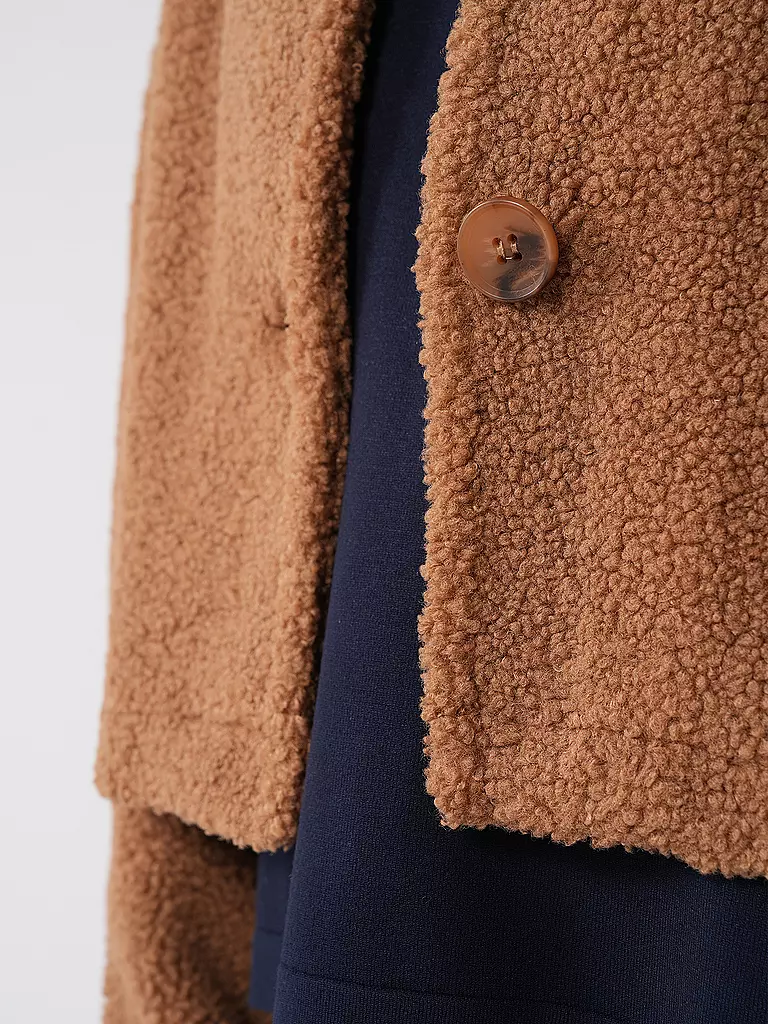 PENN&INK | Jacke iin Felloptik | camel