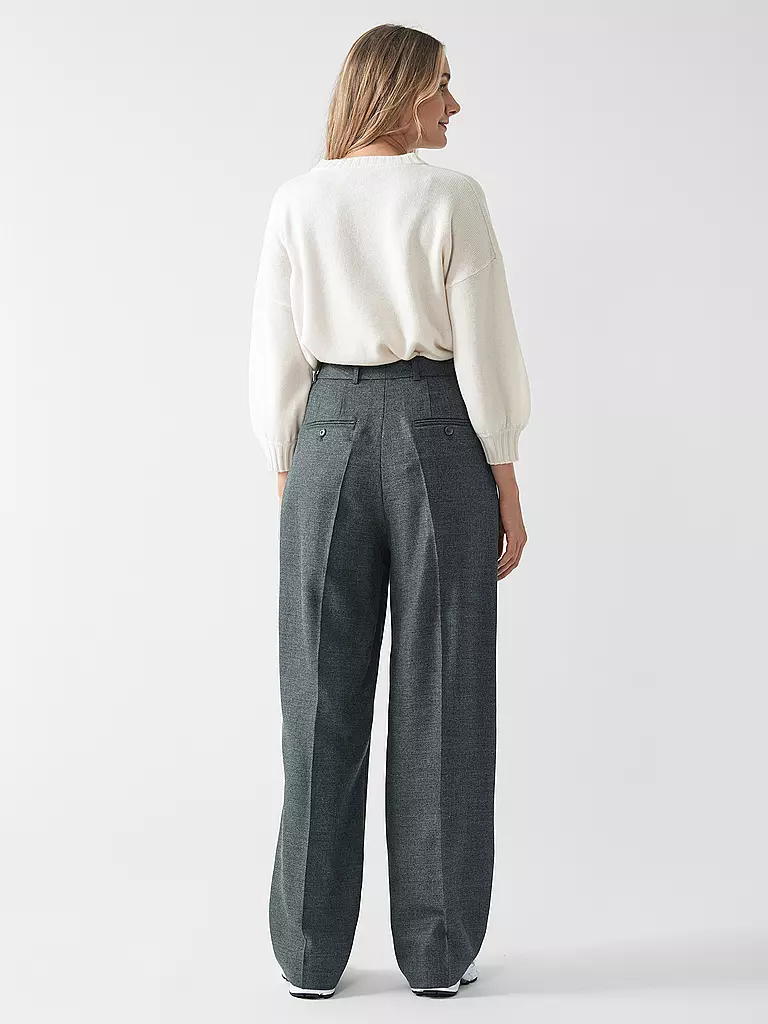 PHILLIP LIM | Hose Wide Leg | grau