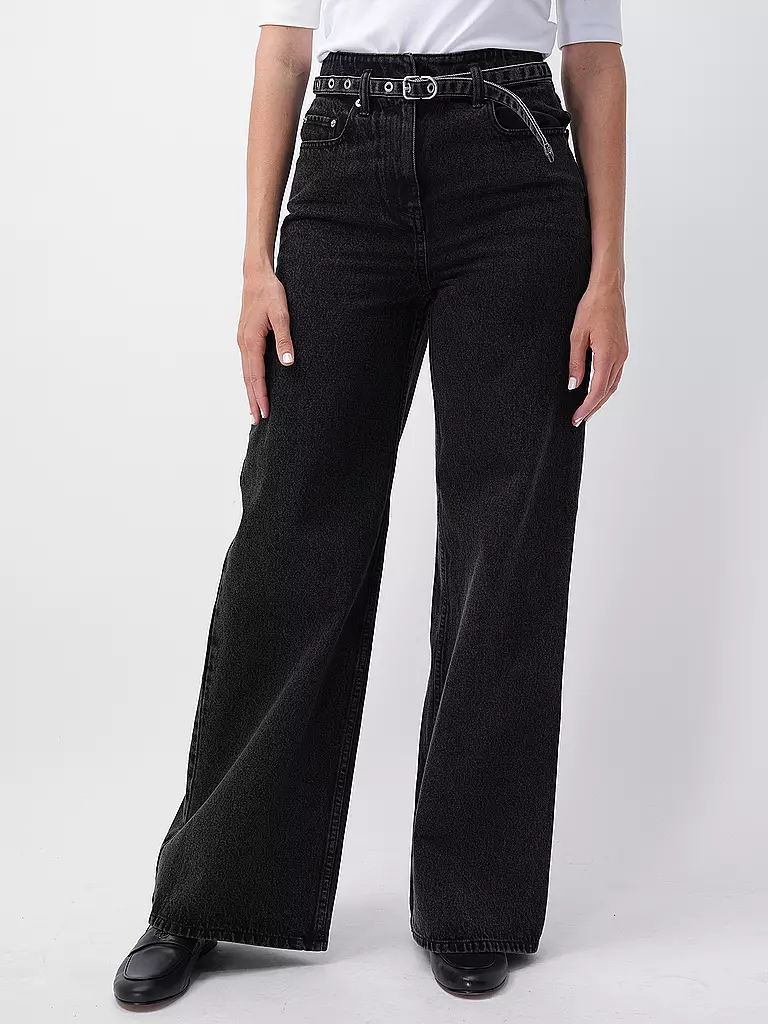 PHILLIP LIM | Jeans Wide Leg | schwarz