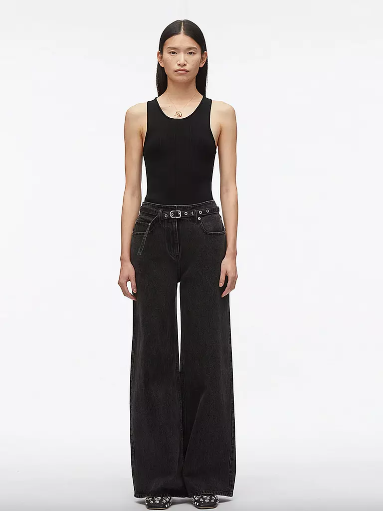 PHILLIP LIM | Jeans Wide Leg | schwarz