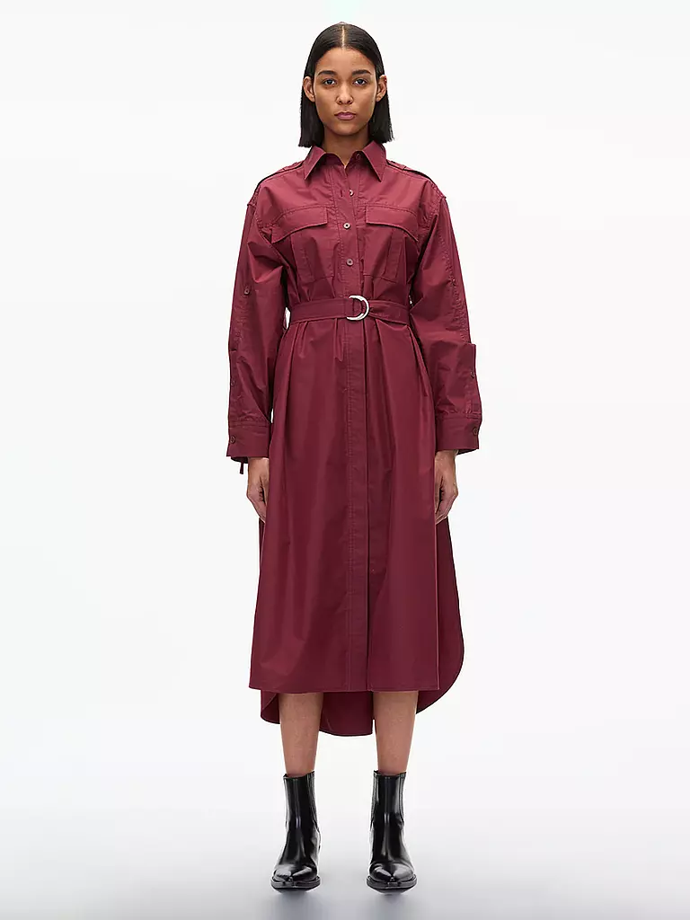 PHILLIP LIM | Maxikleid | dunkelrot