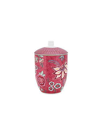 PIP STUDIO | Dose mit Deckel 1500ml Flower Festival Dark Pink