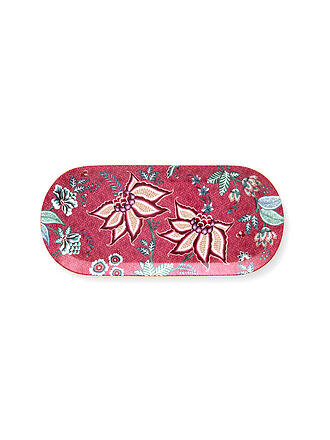 PIP STUDIO | Platte oval 33,3x15cm Flower Festival Dark Pink