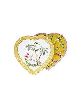 PIP STUDIO | Herz Platten Set 2er LA MAJORELLE 21,5cm Gelb