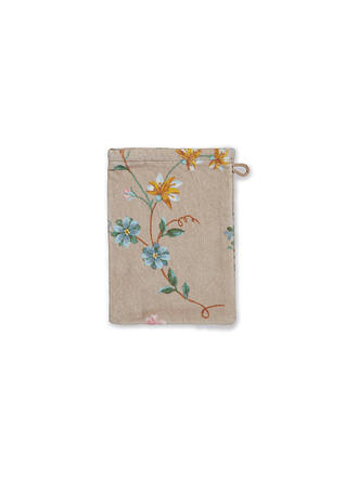 PIP STUDIO | Waschhandschuh LES FLEURS 16x22cm Khaki