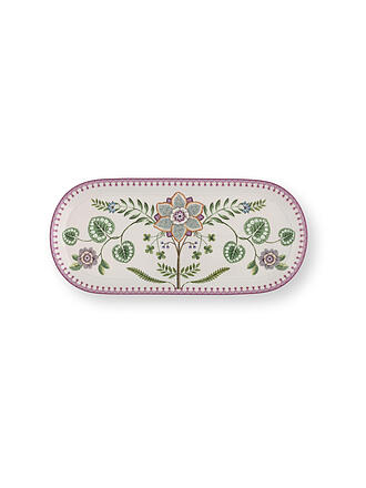 PIP STUDIO | Tortenplatte  LILY & LOTUS 33x15,5cm Off White