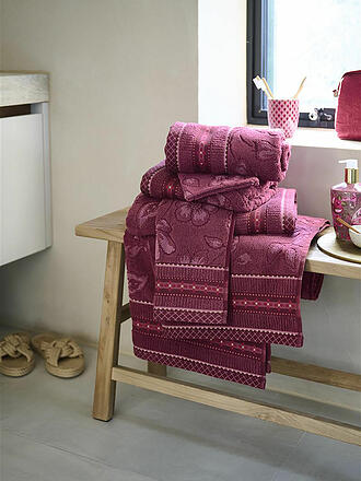 PIP STUDIO | Gästetuch  JASMIN JACQUARD 30x50cm Dark Pink