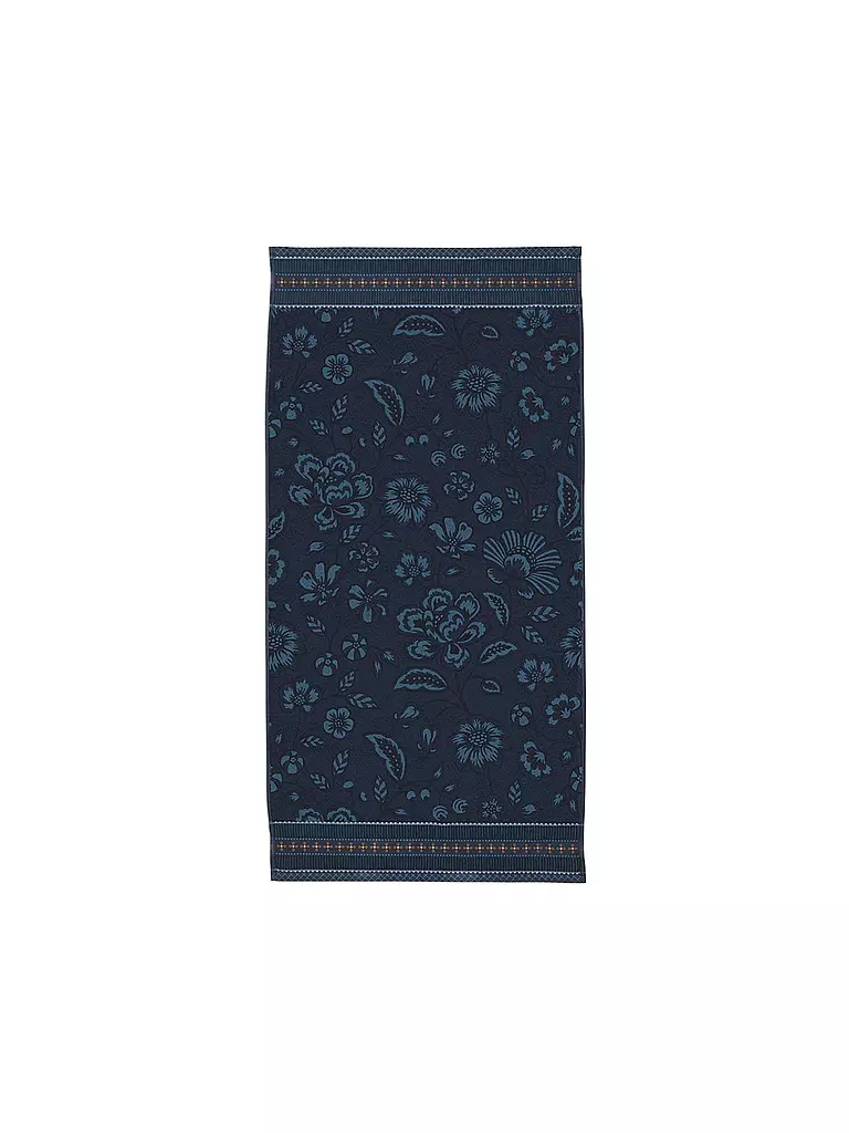 PIP STUDIO | Duschtuch  JASMIN JACQUARD 70x140cm Dark Blue | dunkelblau