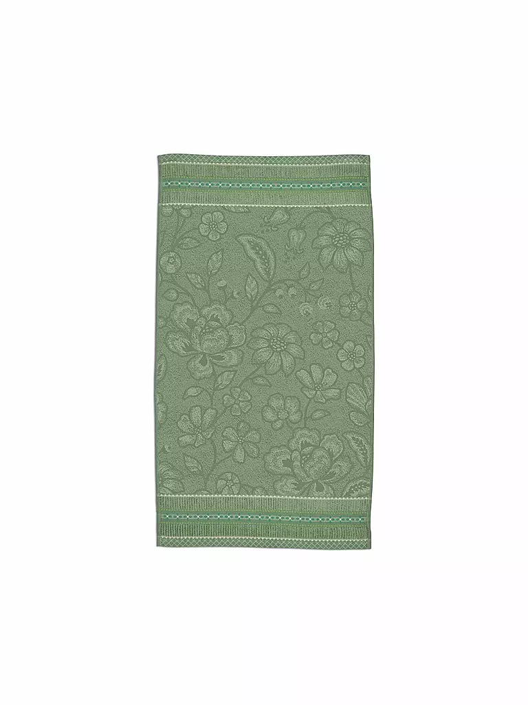 PIP STUDIO | Handtuch  JASMIN JACQUARD 55x100cm Green | grün