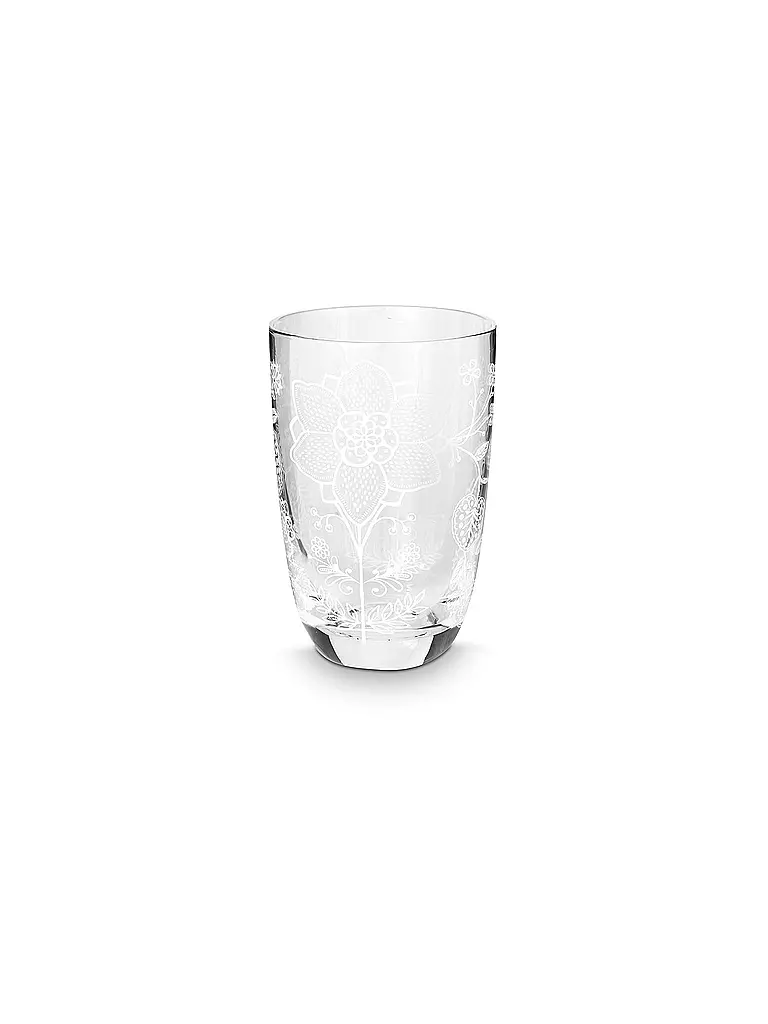 PIP STUDIO | Longdrink Glas 2er Set 400ml Flower White | transparent