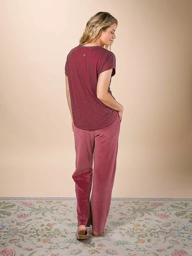 PIP STUDIO | Loungehose VELVET BRITTA | beere